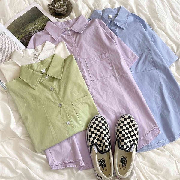 women's blouses shirts 2022 homemade cotton solid lapel basic summer loose and versatile silhouette short sleeve shirt w410, White
women's blouses shirts 2022 homemade cotton solid lapel basic summer loose and versatile silhouette short sleeve shirt w410, White