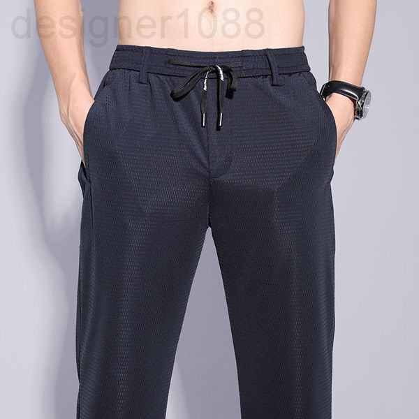 men's pants designer special summer casual pants men's thin loose elastic ice silk air conditioning mesh quick drying sports ultra, Black
men's pants designer special summer casual pants men's thin loose elastic ice silk air conditioning mesh quick drying sports ultra, Black