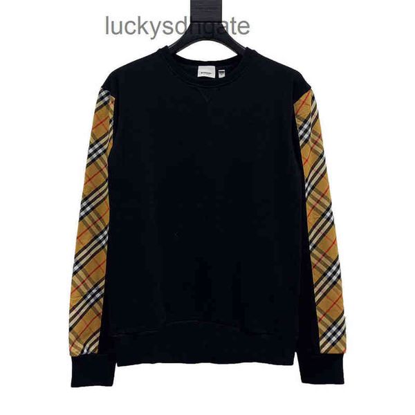brand designer b br hoodies and coats bbr new round neck sweater side classic plaid men's women's popular style, Black
brand designer b br hoodies and coats bbr new round neck sweater side classic plaid men's women's popular style, Black