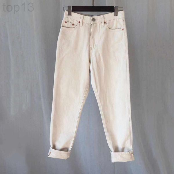 women's jeans designer li qiudong's new women's high waist white straight in 21 years are thin and simple, the trend of briti, Blue
women's jeans designer li qiudong's new women's high waist white straight in 21 years are thin and simple, the trend of briti, Blue