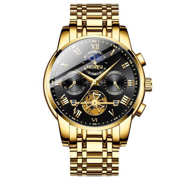 nibosi skeleton new fashion mens watches stainless steel brand luxury sports chronograph quartz watch men relogio masculino, Silver
nibosi skeleton new fashion mens watches stainless steel brand luxury sports chronograph quartz watch men relogio masculino, Silver