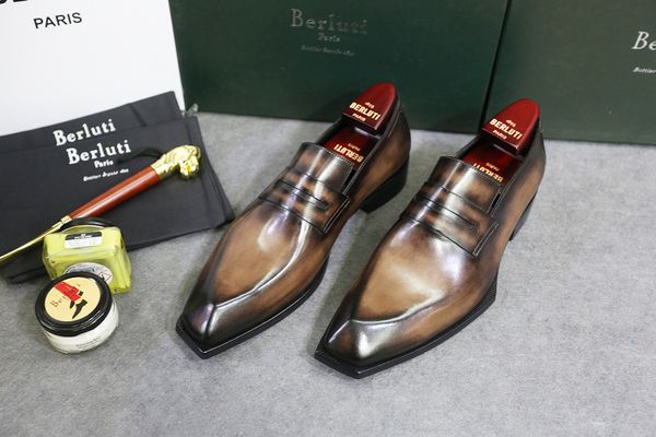 business men's handmade leather shoes hand stitched ancient method color change andy demesure loafer high-quality men, Red;white
business men's handmade leather shoes hand stitched ancient method color change andy demesure loafer high-quality men, Red;white