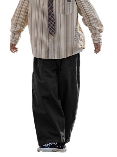 men pocket wide leg pants b7zk#, Black
men pocket wide leg pants b7zk#, Black