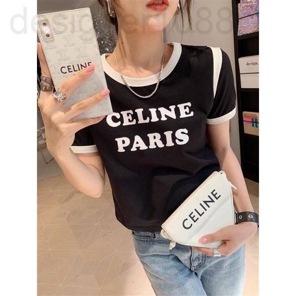 women's t-shirt designer ce2022 spring and summer new color contrast round neck letter printing short sleeve t-shirt women's botto, White
women's t-shirt designer ce2022 spring and summer new color contrast round neck letter printing short sleeve t-shirt women's botto, White