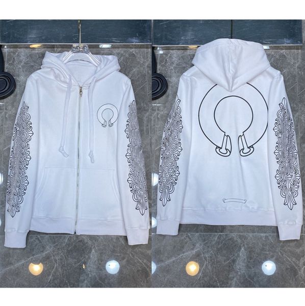 loose fashion mens sweatshirts classic brand ch designer hoodie horseshoe sanskrit print luxury zipper jacket pullover hooded coat women sw, Black
loose fashion mens sweatshirts classic brand ch designer hoodie horseshoe sanskrit print luxury zipper jacket pullover hooded coat women sw, Black