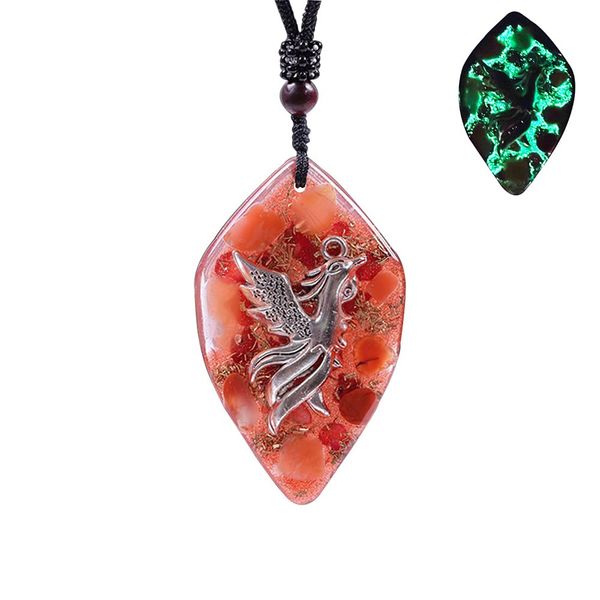 pendant necklaces phoenix rising necklace glow in the dark orgone with copper amfad, Silver
pendant necklaces phoenix rising necklace glow in the dark orgone with copper amfad, Silver