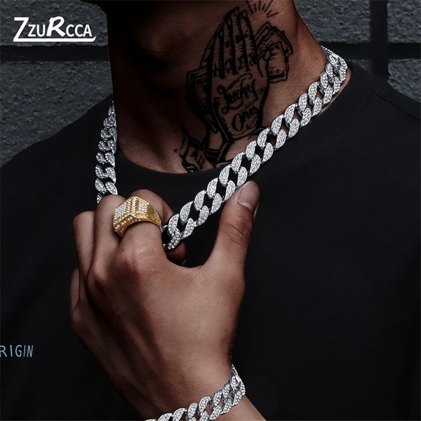hip hop crystal jewelry sets miami curb cuban gold chain bracelet necklaces for women men bride jewelry conjuntos de joyas 220716, Silver
hip hop crystal jewelry sets miami curb cuban gold chain bracelet necklaces for women men bride jewelry conjuntos de joyas 220716, Silver
