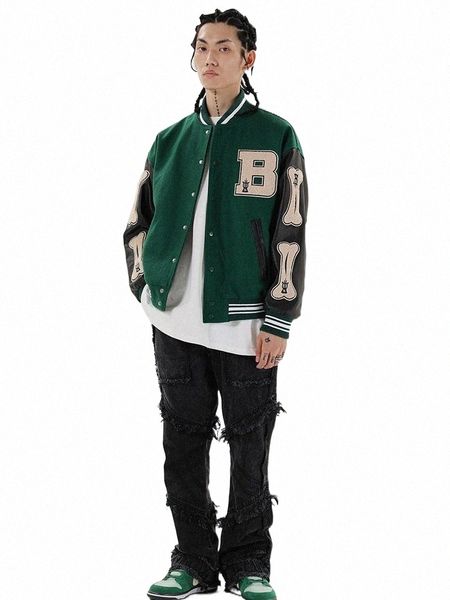men's jackets patchwork color block mens harajuku streetwear bomber jacket men baseball coats d0df#, Black;brown
men's jackets patchwork color block mens harajuku streetwear bomber jacket men baseball coats d0df#, Black;brown