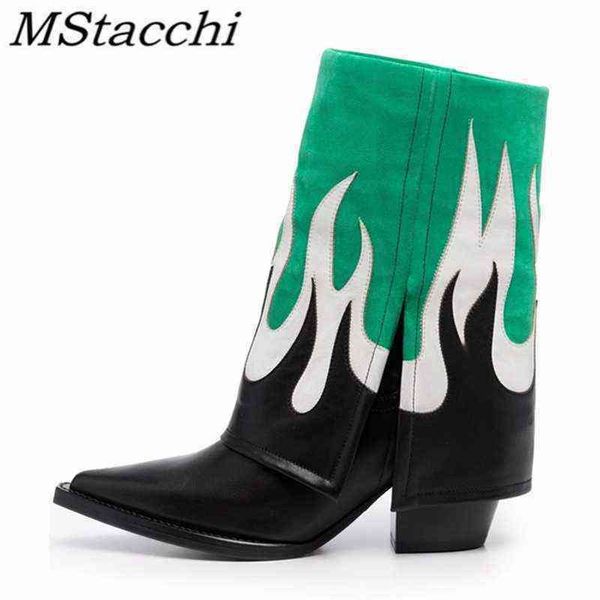 mstacchi new retro crude heel woman boots mixed colors genuine leather mid pointed toe shoes femme mid-calf winter 220729, Black
mstacchi new retro crude heel woman boots mixed colors genuine leather mid pointed toe shoes femme mid-calf winter 220729, Black