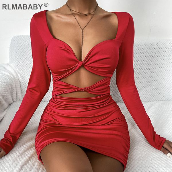 elegant party women low neck long sleeve mini bodycon dress autumn winter v neck twist bow hollow out short folds dress, Black;gray
elegant party women low neck long sleeve mini bodycon dress autumn winter v neck twist bow hollow out short folds dress, Black;gray