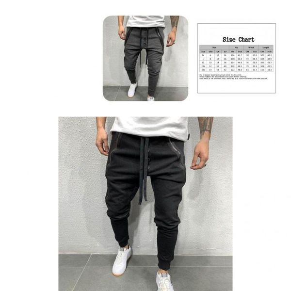men's pants men's pants tight ankle sports zipper design men joggers undefined streetwear sweatpants, Black
men's pants men's pants tight ankle sports zipper design men joggers undefined streetwear sweatpants, Black