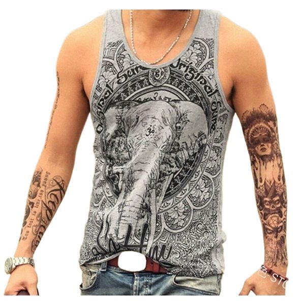 men's tank vest shirt graphic elephant plus size round neck daily sports print sleeveless slim cotton active muscle slim fit workout b, White;black
men's tank vest shirt graphic elephant plus size round neck daily sports print sleeveless slim cotton active muscle slim fit workout b, White;black