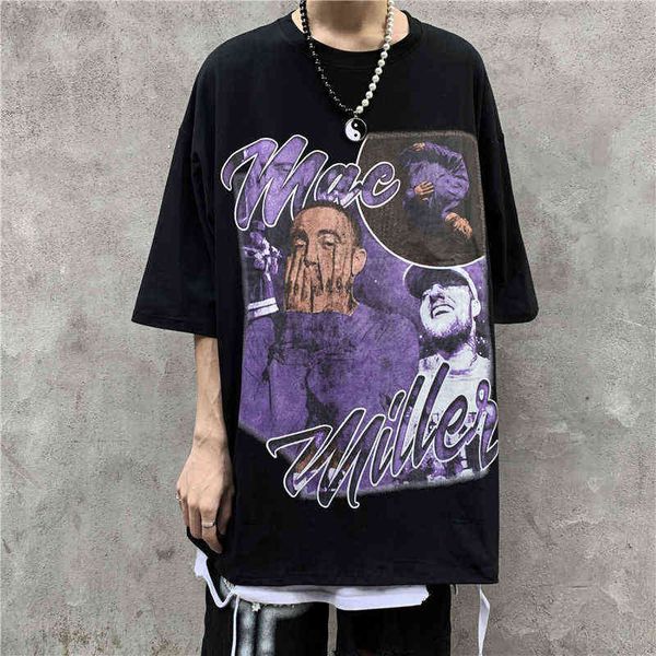 designer men's t-shirt summer hip hop street rap character half loose large short sleeve t-shirt men and women fashion, White;black
designer men's t-shirt summer hip hop street rap character half loose large short sleeve t-shirt men and women fashion, White;black