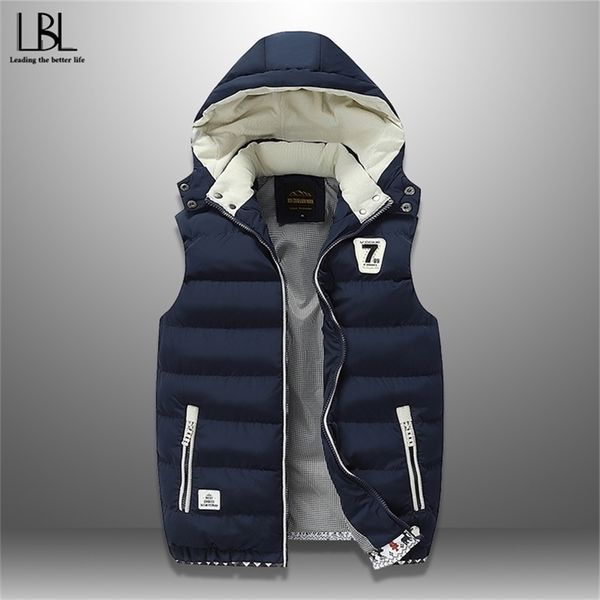 men casual winter vest warm men's sleeveless jacket hooded vests fashion overcoat autumn waistcoat hat detachable m-5xl 201127, Black;white
men casual winter vest warm men's sleeveless jacket hooded vests fashion overcoat autumn waistcoat hat detachable m-5xl 201127, Black;white