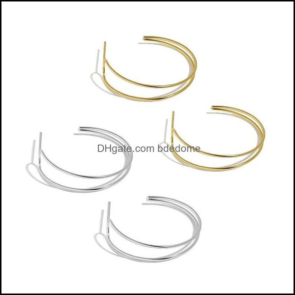 stud earrings jewelry simple c shape design sterling sier 925 for womens gold accessories fine trend 2021 luxury unusual drop delivery uxmfj, Golden;silver
stud earrings jewelry simple c shape design sterling sier 925 for womens gold accessories fine trend 2021 luxury unusual drop delivery uxmfj, Golden;silver