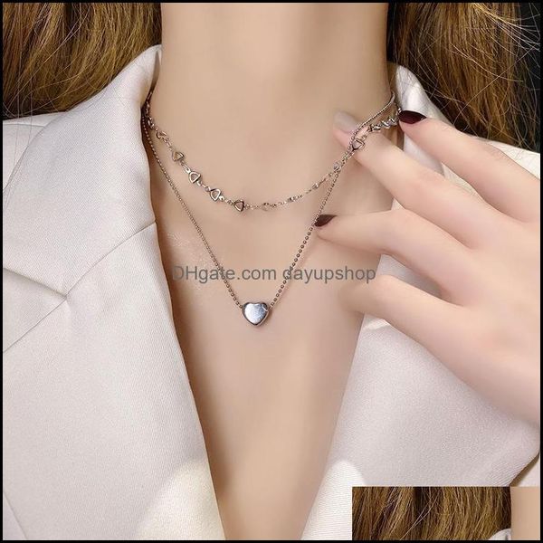 pendant necklaces pendants jewelry mrzmsz stainless steel mtilayer for women hip hop punk heart-shaped dh1am, Silver
pendant necklaces pendants jewelry mrzmsz stainless steel mtilayer for women hip hop punk heart-shaped dh1am, Silver
