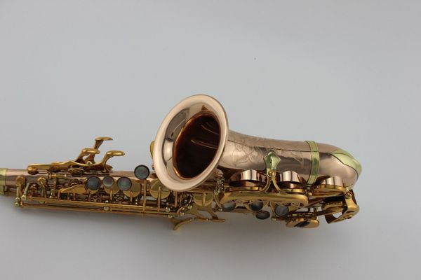 professional soprano saxophone copper body gold lacquered
professional soprano saxophone copper body gold lacquered
