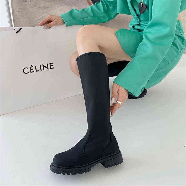 uncle's knee length women's autumn and winter plush leg circumference high tube knight frosted thick soled boots fashion, Black
uncle's knee length women's autumn and winter plush leg circumference high tube knight frosted thick soled boots fashion, Black