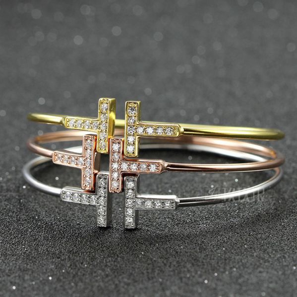 plated gold adjustable bracelet cz bangles crystal pulsera double t shaped metal cuff bracelets bangle open cross charm for women or men au9, Black
plated gold adjustable bracelet cz bangles crystal pulsera double t shaped metal cuff bracelets bangle open cross charm for women or men au9, Black