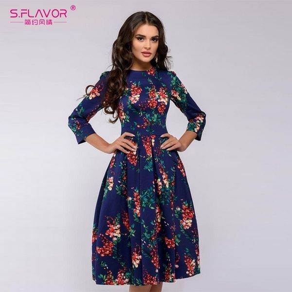 s.flavor elegant women aline dress new style flower printing draped midi dress women casual spring summer vestidos y200103, White;black
s.flavor elegant women aline dress new style flower printing draped midi dress women casual spring summer vestidos y200103, White;black