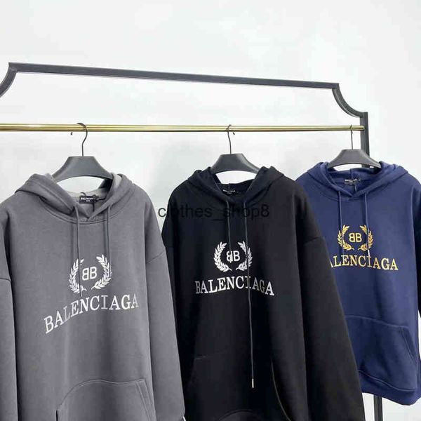 european and american hoodies balencaigas's designer men's sweater paris b family wheat ear for men women couples pure cotton, Black
european and american hoodies balencaigas's designer men's sweater paris b family wheat ear for men women couples pure cotton, Black