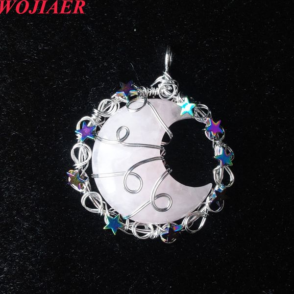 wojiaer pendant handmade natural healing amethysts agates stone nine star moon gem pendant wedding jewelry bo971, Silver
wojiaer pendant handmade natural healing amethysts agates stone nine star moon gem pendant wedding jewelry bo971, Silver