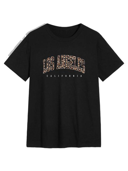 men letter graphic tee c5ql#, White;black