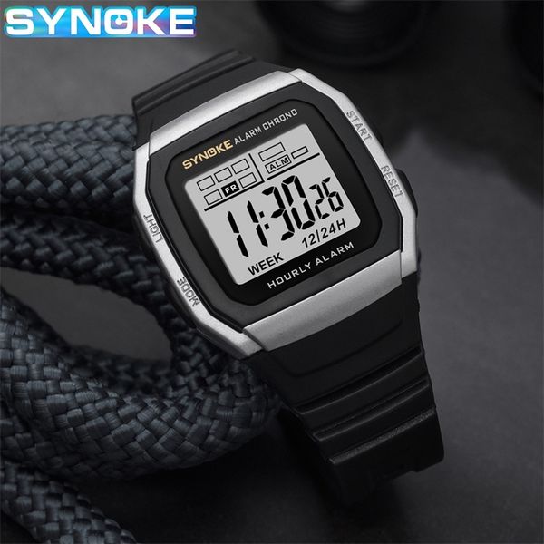 synoke mens watches sports watch wrist men multi function waterproof women square brand luxury band relojes deportivos zegarek 220618, Slivery;brown
synoke mens watches sports watch wrist men multi function waterproof women square brand luxury band relojes deportivos zegarek 220618, Slivery;brown