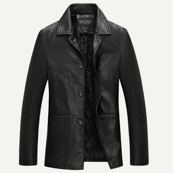 business leather jacket men thick warm liner windbreaker mens pu leather jacket father's gift jaqueta masculinas plus size m4xl 220812, Black
business leather jacket men thick warm liner windbreaker mens pu leather jacket father's gift jaqueta masculinas plus size m4xl 220812, Black