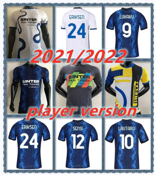 2021 2022 player fans version lukaku men soccer jersey vidal barella lautaro eriksen alexis hakimi 21 22 football shirt uniforms kids kit, Black;yellow
2021 2022 player fans version lukaku men soccer jersey vidal barella lautaro eriksen alexis hakimi 21 22 football shirt uniforms kids kit, Black;yellow