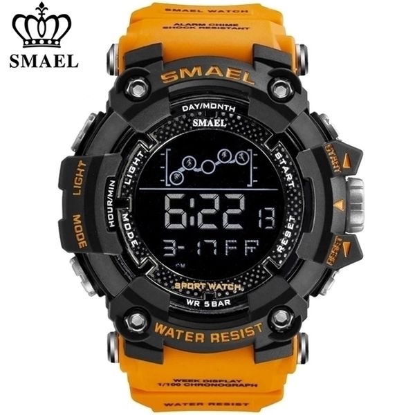 smael mens watch military waterproof sport wristwatch digital satches for men 1802 military electronic watches male clock 220805, Slivery;brown
smael mens watch military waterproof sport wristwatch digital satches for men 1802 military electronic watches male clock 220805, Slivery;brown