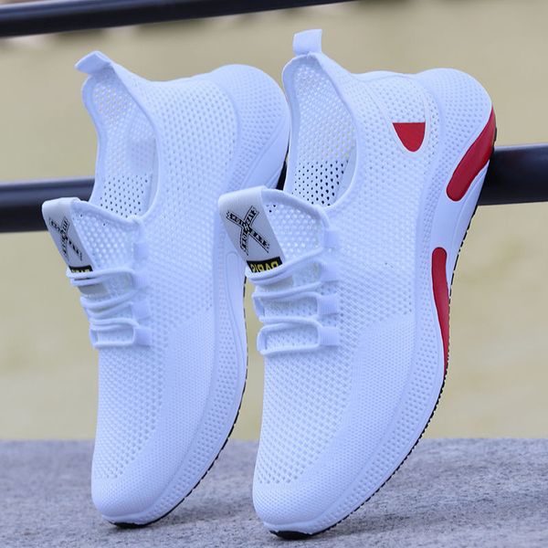men s shoes summer breathable mesh sneakers for men running casual sports hollow white tenis masculino 220811, Black;brown
men s shoes summer breathable mesh sneakers for men running casual sports hollow white tenis masculino 220811, Black;brown