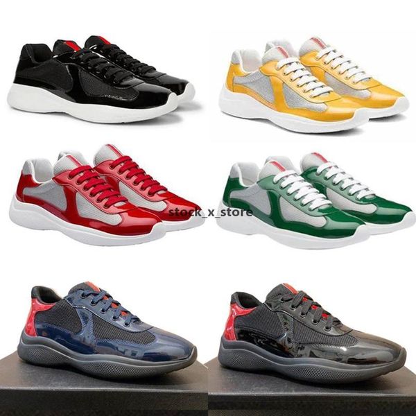 men america cup designer sneakers patent leather and nylon flat trainers black blue mesh lace-up casual shoes outdoor runner shoes with brc
men america cup designer sneakers patent leather and nylon flat trainers black blue mesh lace-up casual shoes outdoor runner shoes with brc