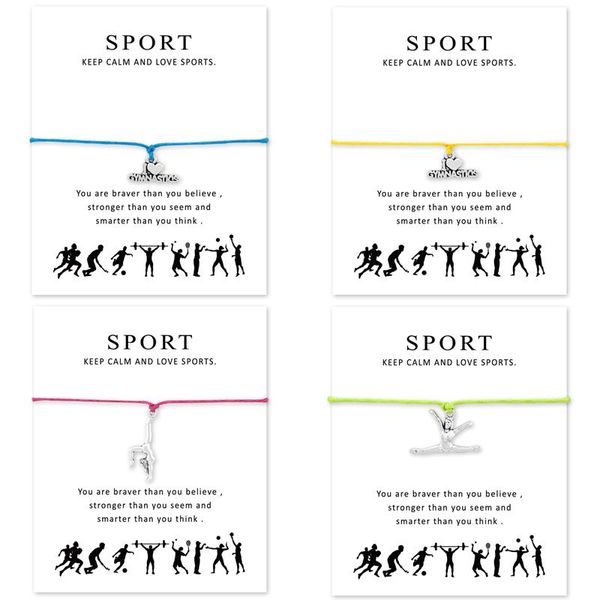 charm bracelets i heart gymnastics adjustable for women men girls gift with card, Golden;silver
charm bracelets i heart gymnastics adjustable for women men girls gift with card, Golden;silver