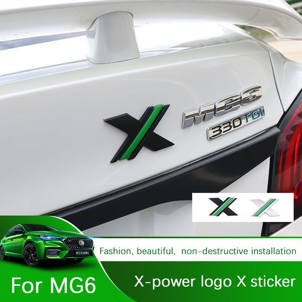 car metal mg6x-power car logo x logo letter body side logo decoration for new third generation mg 6/5 modification
car metal mg6x-power car logo x logo letter body side logo decoration for new third generation mg 6/5 modification