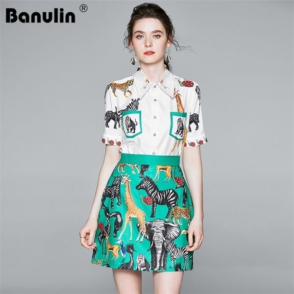 designer runway skirt suit sets women 2020 summer fashion animal print blouse shirt mini skirt suit sets lj201125, White
designer runway skirt suit sets women 2020 summer fashion animal print blouse shirt mini skirt suit sets lj201125, White