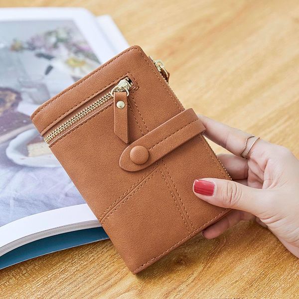wallets short multifunctional solid color splicing buckle multi card slot zero wallet korean women's, Red;black
wallets short multifunctional solid color splicing buckle multi card slot zero wallet korean women's, Red;black