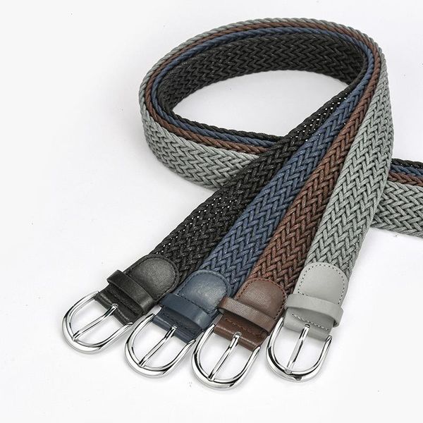 8 colors men women casual belts fashion braided elastic woven canvas buckle belt expandable waistband waist plain webbing strap, Black;brown
8 colors men women casual belts fashion braided elastic woven canvas buckle belt expandable waistband waist plain webbing strap, Black;brown