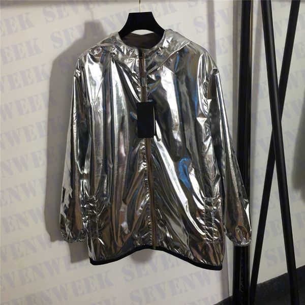 full letter print hooded jackets coats for women designer luxury trench coat long sleeve outwear can worn both sides, Black;brown
full letter print hooded jackets coats for women designer luxury trench coat long sleeve outwear can worn both sides, Black;brown