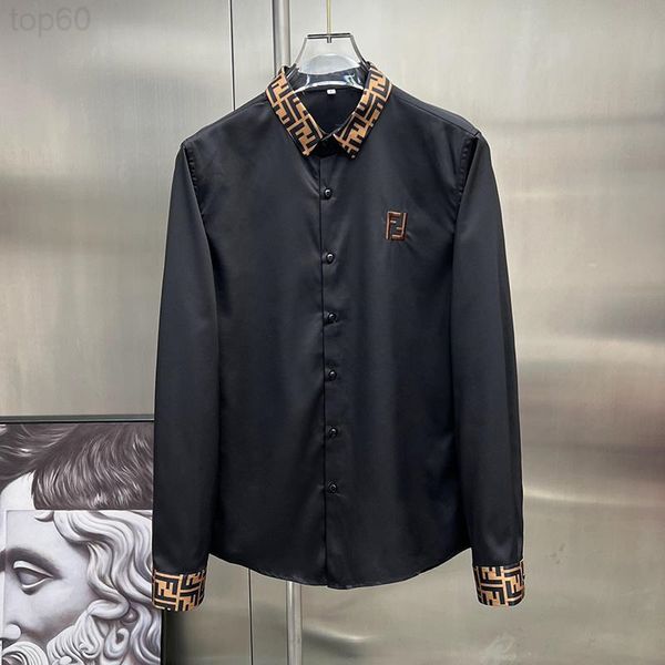 men's casual shirts designer 2022 spring new letter casual shirt men's non iron long sleeve fashion urban contrast lapel trend 3do, White;black
men's casual shirts designer 2022 spring new letter casual shirt men's non iron long sleeve fashion urban contrast lapel trend 3do, White;black