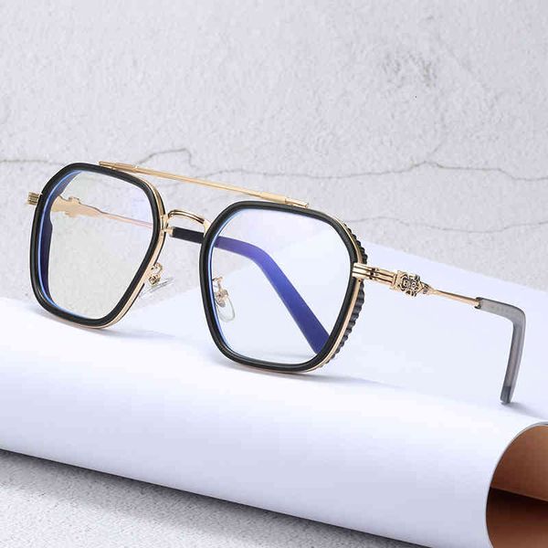 sunglasses crosin blue light proof glasses men's big frame trend double beam spectacle weiting same myopia llil, White;black
sunglasses crosin blue light proof glasses men's big frame trend double beam spectacle weiting same myopia llil, White;black