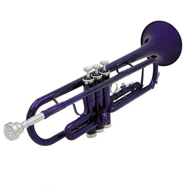 student trumpet bb trumpet purple exquisite brass instrument large caliber horn trompete with box mouthpiece
student trumpet bb trumpet purple exquisite brass instrument large caliber horn trompete with box mouthpiece