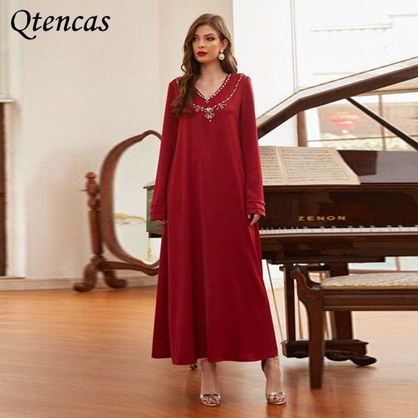 kaftan robe caftan marocain ramadan eid abaya turkey muslim abayas for women dubai moroccan djellaba femme ropa musulmana mujer, Red
kaftan robe caftan marocain ramadan eid abaya turkey muslim abayas for women dubai moroccan djellaba femme ropa musulmana mujer, Red