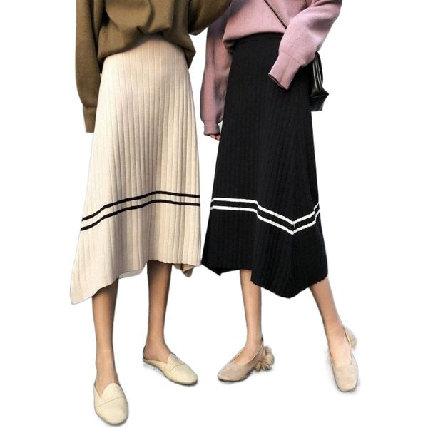 skirts autumn winter knit skirt korean chic a line stripe casual elegant ladies womens apricot elastic waist vintage black y5nv#
skirts autumn winter knit skirt korean chic a line stripe casual elegant ladies womens apricot elastic waist vintage black y5nv#