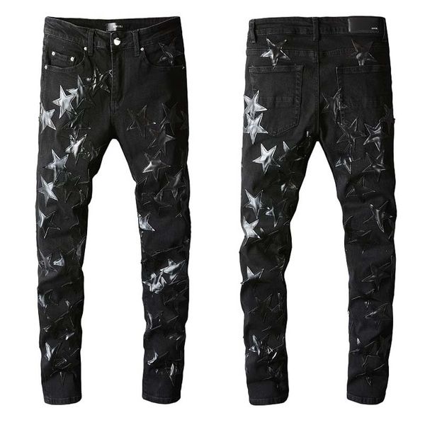 2022 new jeans distressed ripped biker pants slim fit motorcycle denim pant mens designer jeans size 28-40 #1117, Blue
2022 new jeans distressed ripped biker pants slim fit motorcycle denim pant mens designer jeans size 28-40 #1117, Blue