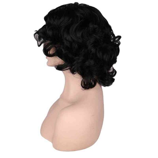 qqxcaiw short curly wigs women cosplay costume natural black heat ristant synthetic hair wig, Golden;white
qqxcaiw short curly wigs women cosplay costume natural black heat ristant synthetic hair wig, Golden;white