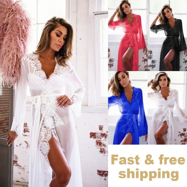women lingerie satin lace lingerie robe babydoll swimwear nightdress sleepwear belt bath nightwear female long nightgown casual loose robes
women lingerie satin lace lingerie robe babydoll swimwear nightdress sleepwear belt bath nightwear female long nightgown casual loose robes