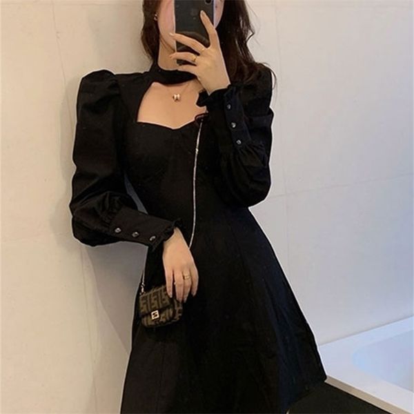 wannathis elegant women mini a line dress black hollow out shrug vintage puff sleeve spring fashion party prom kawaii 220607, Black;gray
wannathis elegant women mini a line dress black hollow out shrug vintage puff sleeve spring fashion party prom kawaii 220607, Black;gray