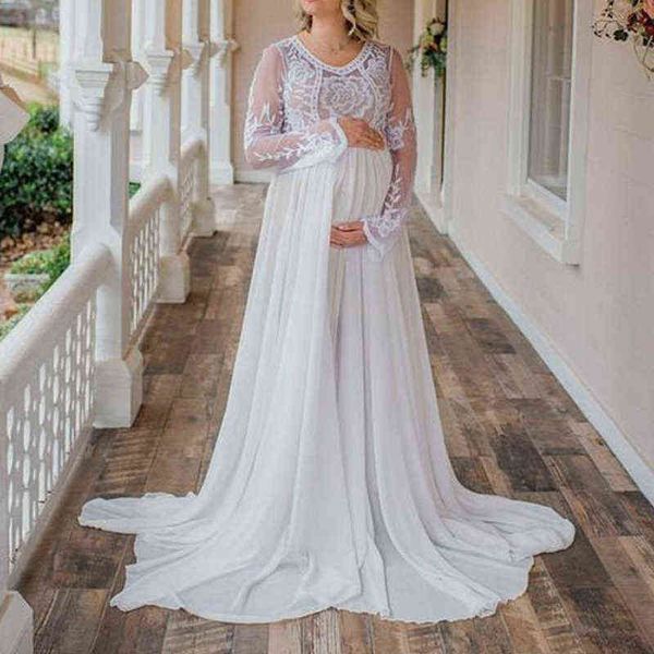 2022 lace maternity dress for p shoot clothes pregnancy shooting dress long sleeve women long dress maternity maxi dresses y220414, Black
2022 lace maternity dress for p shoot clothes pregnancy shooting dress long sleeve women long dress maternity maxi dresses y220414, Black