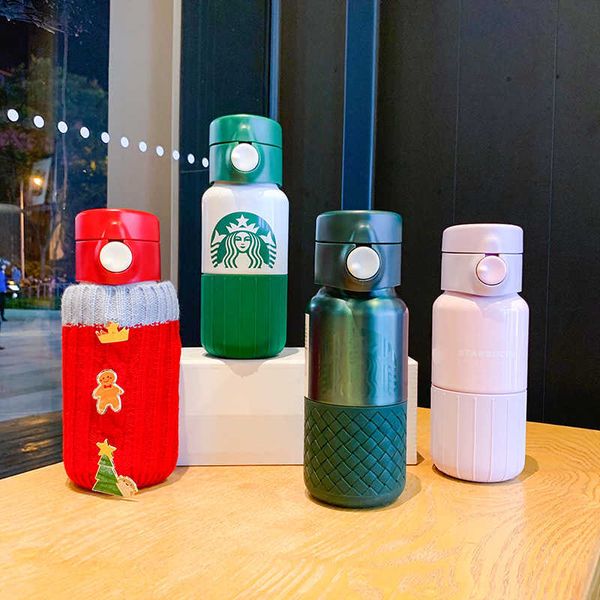 starbucks new thermos cup mermaid sweater dark green pink stainless steel one hand operation car portable water cup
starbucks new thermos cup mermaid sweater dark green pink stainless steel one hand operation car portable water cup